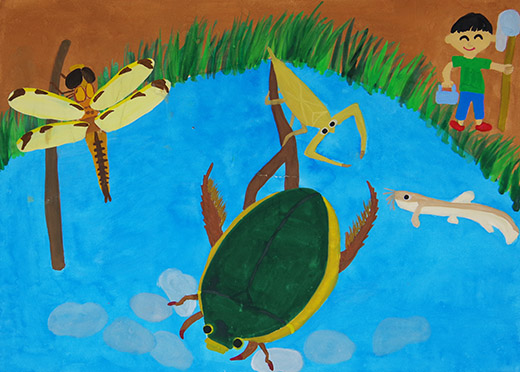 ぜつめつきぐしゅを見守るぼく