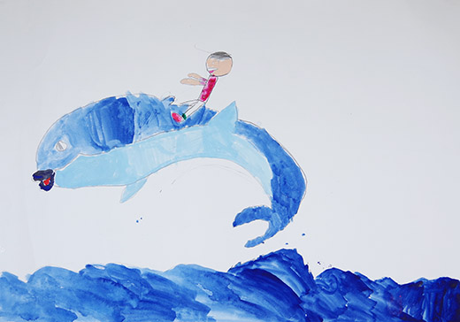 いるかにのったぼく