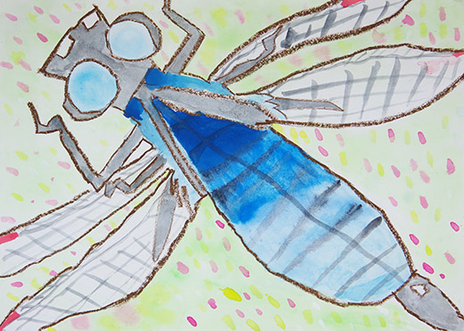 トンボと大空へ