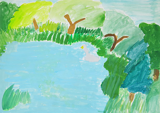 うんどうこうえんのみずうみ