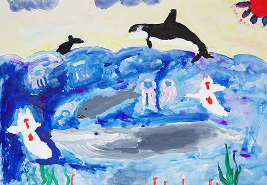 シロナガスクジラがやってきた！！