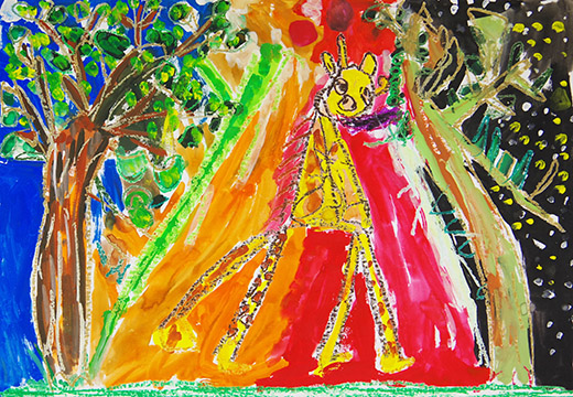 あさひるよるの大好きなキリン