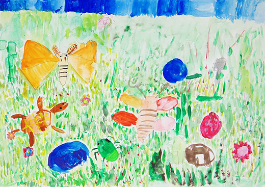 虫、どうぶつ、大しゅうごう