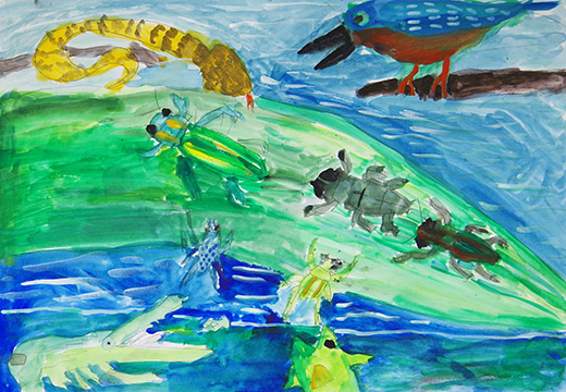 ねらわれた虫たち