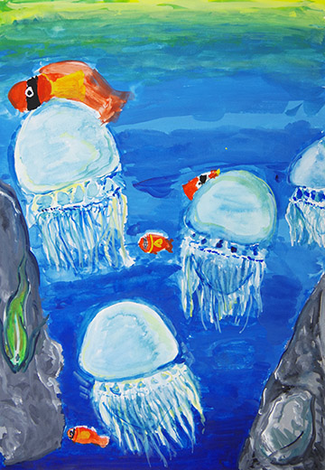 くらげのさんぽ