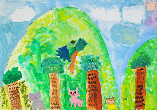 木がたくさんの森