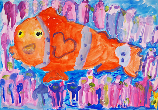 かくれクマノミのすてきなおうち