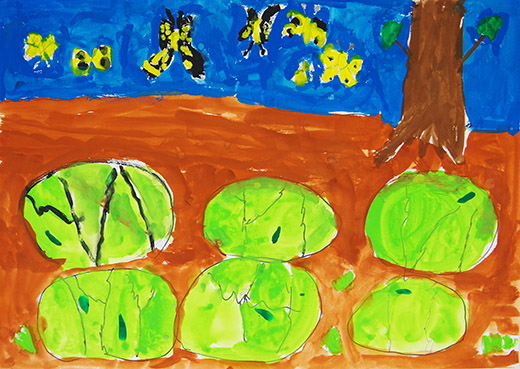 きゃべつばたけのちょうちょたち