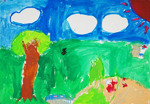 ちょうちょがいるしぜんのまち