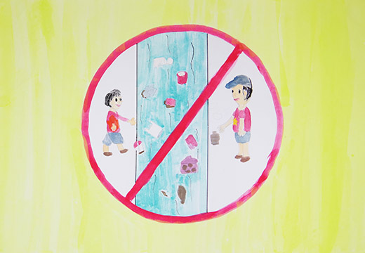 ゴミは自分で持ち帰ろう