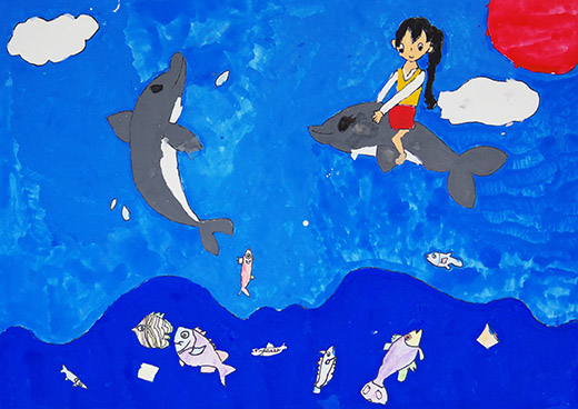 大好きな青い海