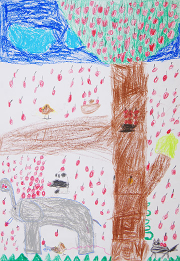 全部取ってしまわなかったらいくら食べてもなくならないりんごの木