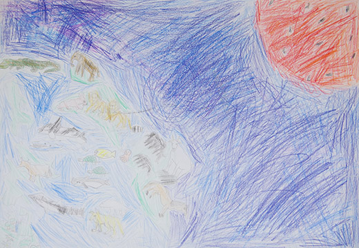 地球と生き物の輪