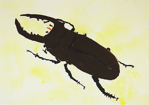 ぼくのノコギリクワガタ