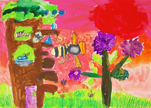 木のマンション