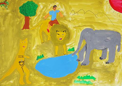 さばくで幸福にすごす動物