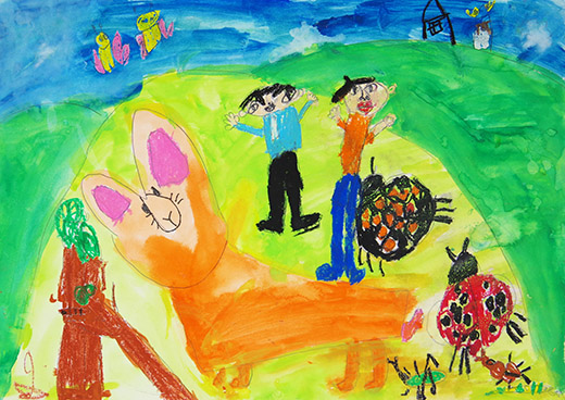 みんながわらってる