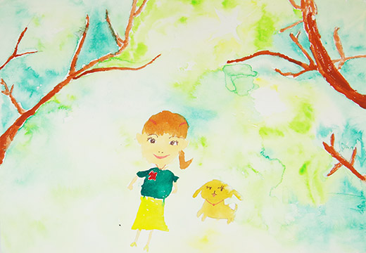 みどりいっぱいきもちいい