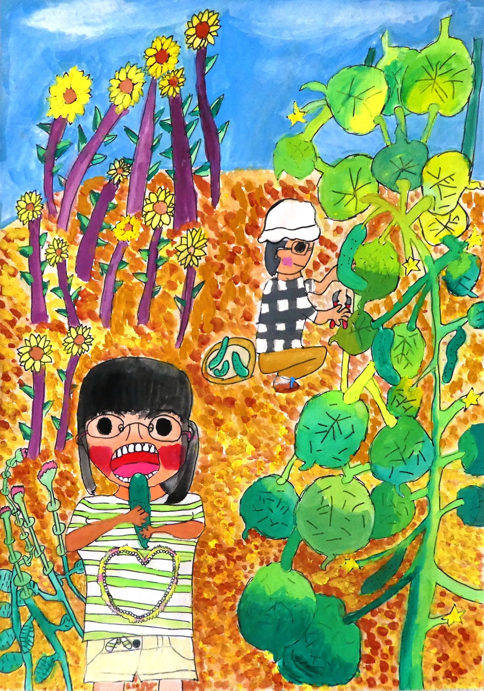 あばあちゃんの小さな畑