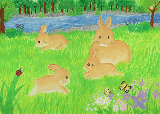 野うさぎの家ぞく