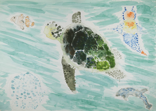 海のなか間たち