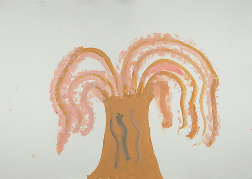 木がたれているさくら