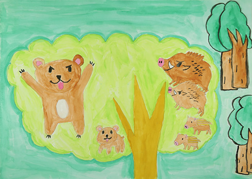 いっしょうけんめい生きている