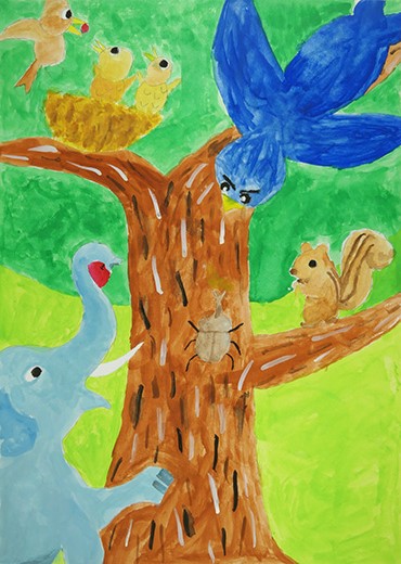 たくさんの命がこめられた木