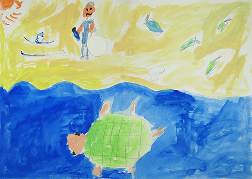 海ガメをまもろう