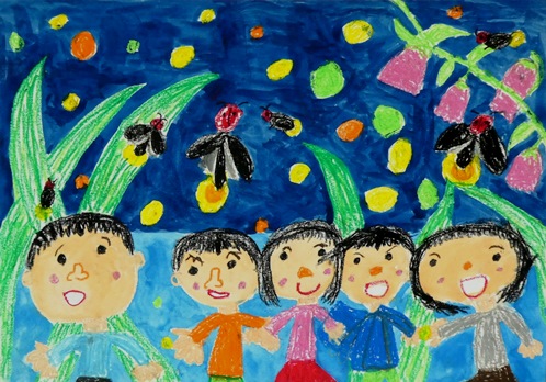 ホタルとなかよし