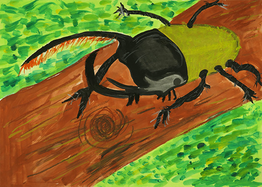 森の王様　ヘラクレスオオカブト