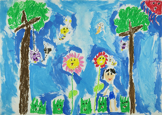 生きものが元気よく