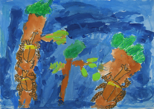 いっぱいのカブト虫