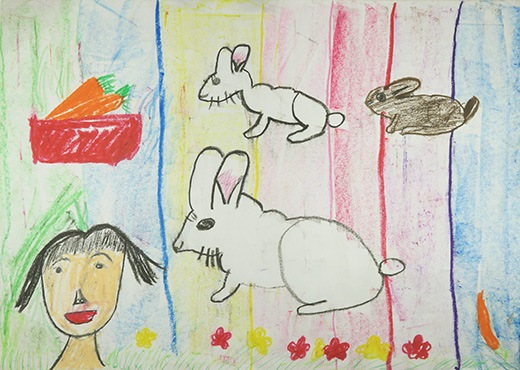 わたしの大すきなうさぎ