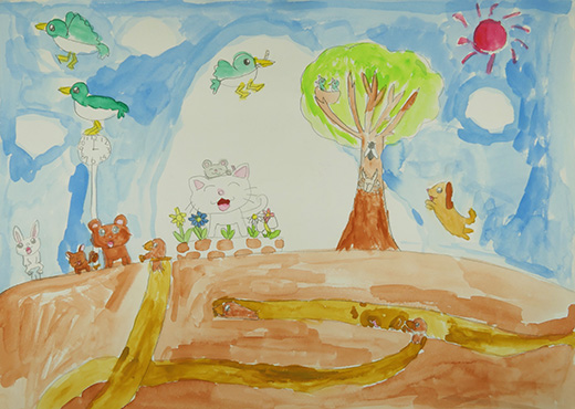 みんなでなかよくすめる世界