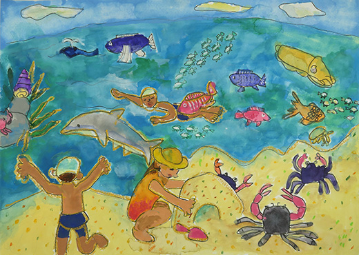 きれいな海と魚たち