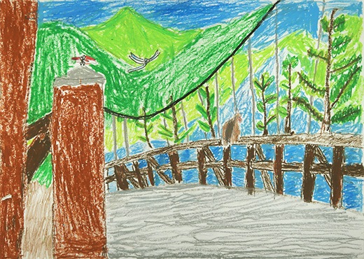 サルを見たぼく