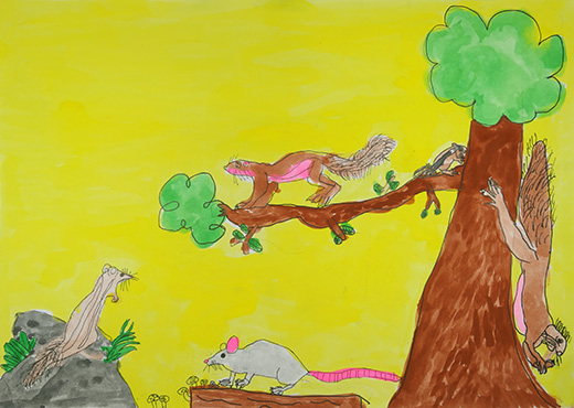 森の中の生き物