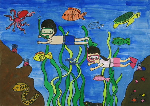 いつまでもキレイな海・・・