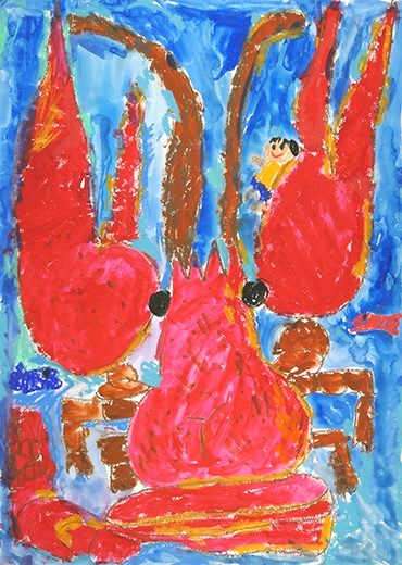 ざりがにさんとあそぶぞ！