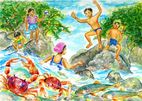 生き物が暮らすきれいな川