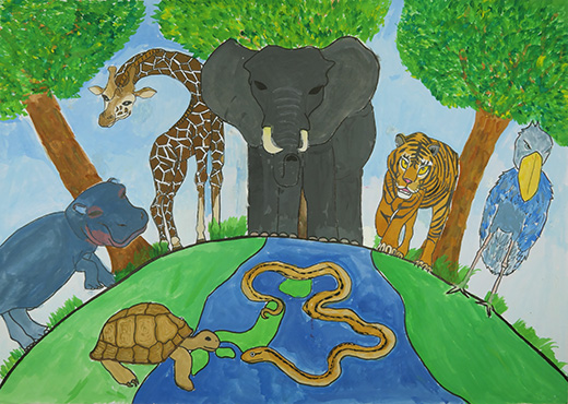 ゆたかな自然と動物たち