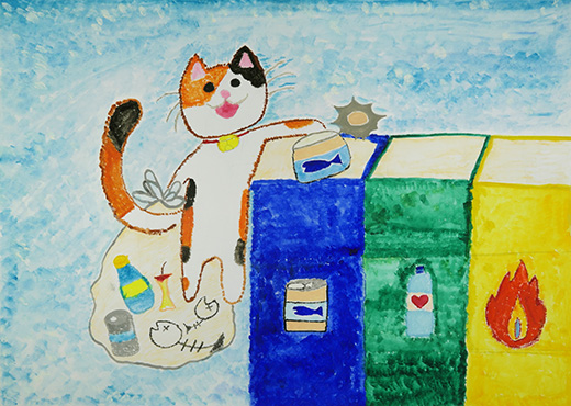 きちんと分別するニャン