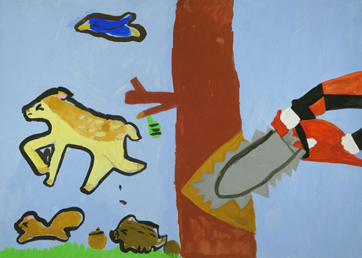 しぜんをたいせつに