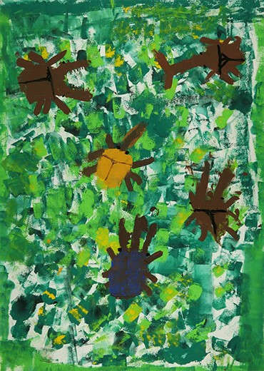 森に住む昆虫達