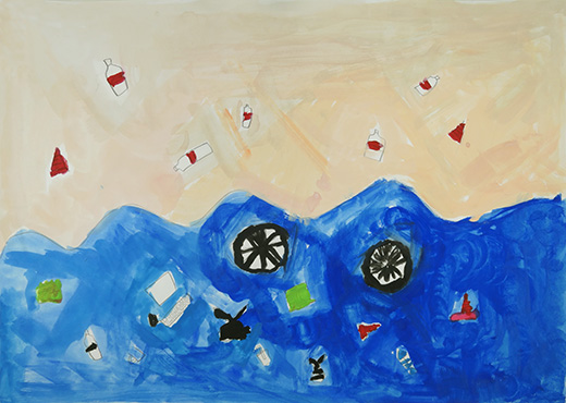 ゴミをすてないで