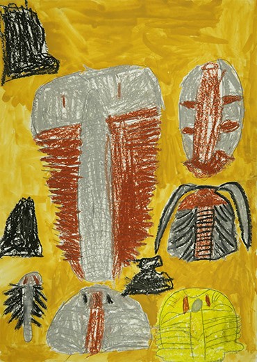 三よう中のかせき！！