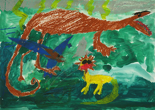 きょうりゅうをまもって生きていく