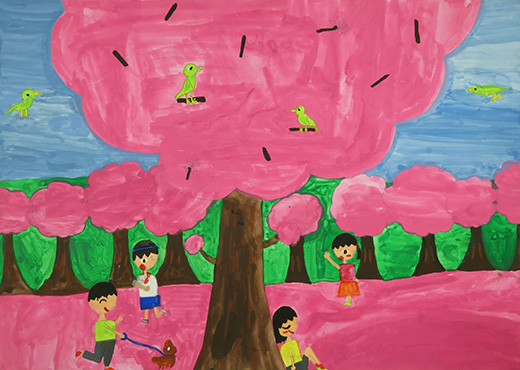 愛された大きな木