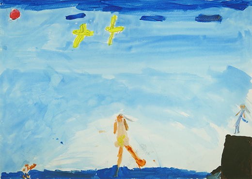 夏休みのふんすい